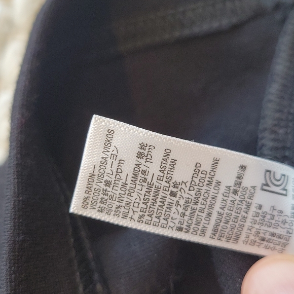 AMERICAN APPAREL MID-LENGTH PENCIL SKIRT - Picture 4 of 4